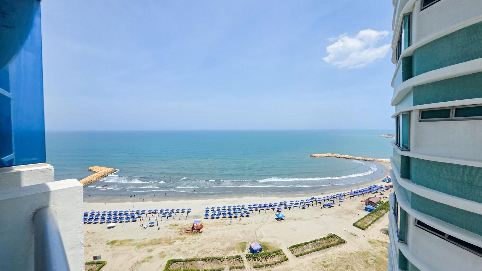 Modern 2br With Ocean View Walk To 16th Floor Bocagrande Cartagena