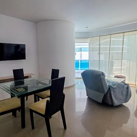 Modern 2br With Ocean View Walk To 16th Floor Bocagrande Apartamento Cartagena