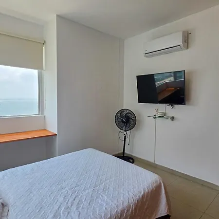 Modern 2br With Ocean View Walk To 16th Floor Bocagrande Apartamento Cartagena