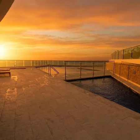 Modern 2br With Ocean View Walk To 16th Floor Bocagrande Cartagena
